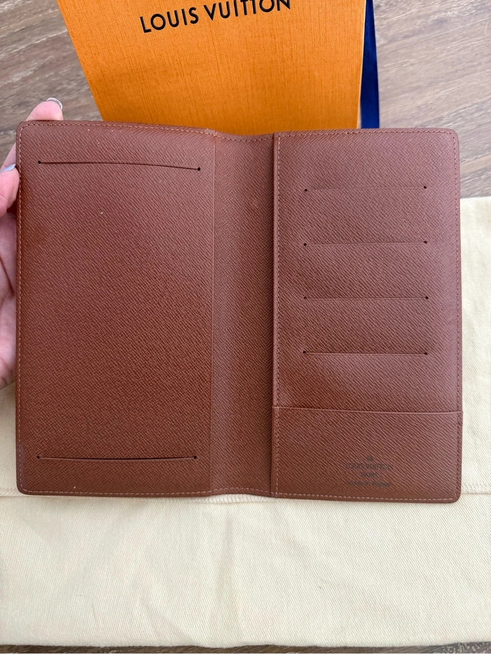 Louis Vuitton Vintage Checkbook / Long Wallet